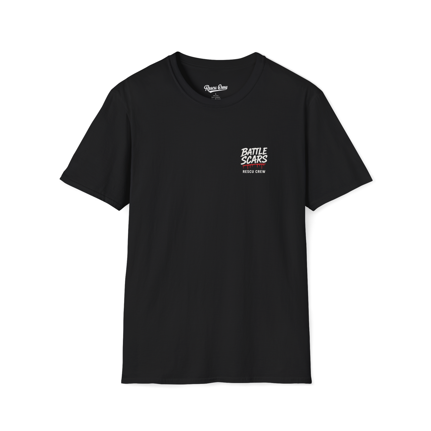 BATTLE SCARS GERMAN SHEPHERD T-SHIRT