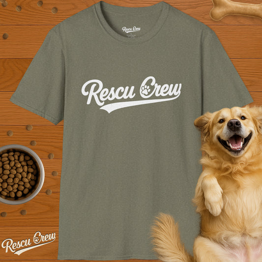 RESCU CREW ORIGINAL VINTAGE T-SHIRT (ARMY)