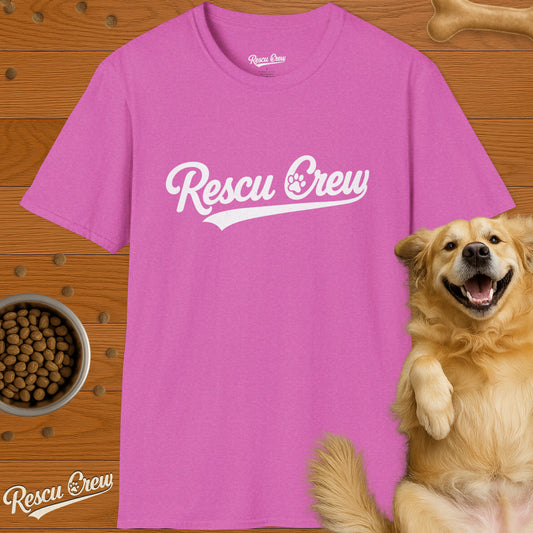 RESCU CREW ORIGINAL VINTAGE T-SHIRT (BERRY)
