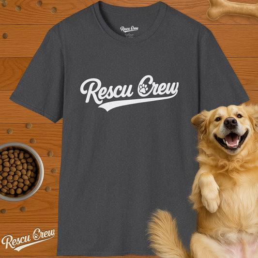 RESCU CREW ORIGINAL VINTAGE T-SHIRT (DARK HEATHER)
