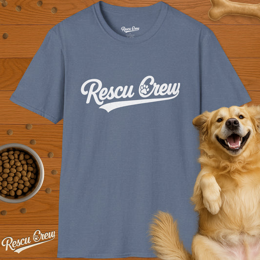 RESCU CREW ORIGINAL VINTAGE T-SHIRT (INDIGO)