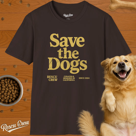 SAVE THE DOGS T-SHIRT
