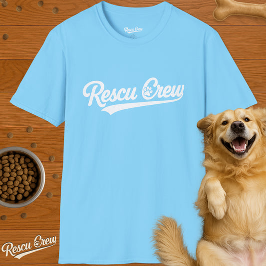 RESCU CREW ORIGINAL VINTAGE T-SHIRT (SKY)